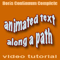 Animated Text on a Path Using Boris Continuum Complete's Extruded Text Filter